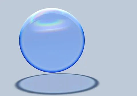 Iridescent bubble Stock Illustration