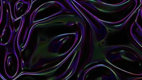 Iridescent cloth wave Stock Illustration