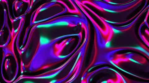 Iridescent cloth wave Stock Illustration
