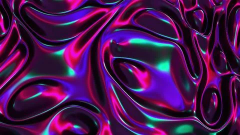 Iridescent cloth wave Stock Illustration