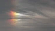 Iridescent Clouds Stock Footage