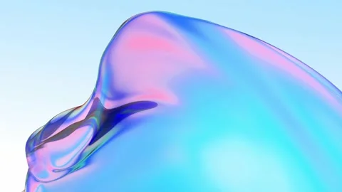 Iridescent Glass Background Loop Stock Footage 158956535
