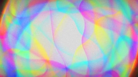 Iridescent holographic gradient mesh background with retro noise texture Stock Illustration