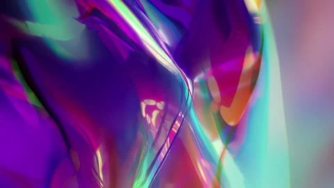 Iridescent Holographic Liquid Surface Abstract Background Stock Footage 328274806