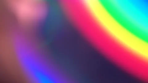 Iridescent light waves. Light diffraction creating iridescent colorful Vidéo 300469415