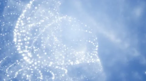 Iridescent particles Stock Footage 11377170