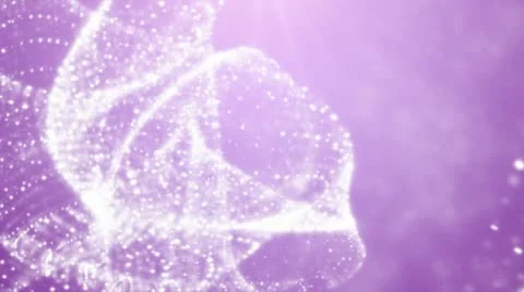 Iridescent particles Stock Footage 11383104