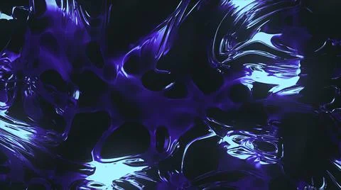 Iridescent plasma texture. Motion. Bursting plasma shimmers and stretches on Stock Illustration