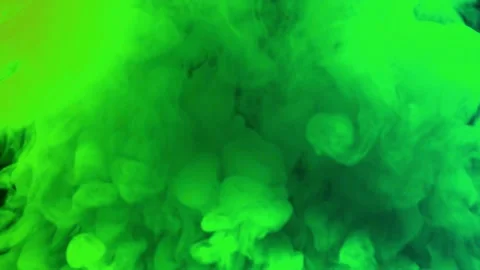 The iridescent pulsating colour change of the puffing smoke. Stock Footage 237054530