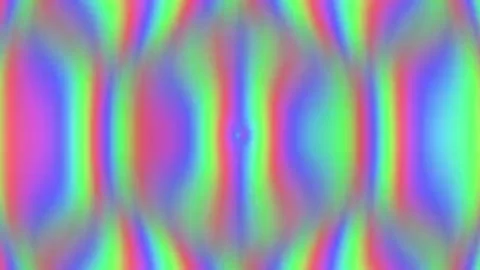 Iridescent Rainbow Spherical Optical Illusion Pattern Video stock 332178819