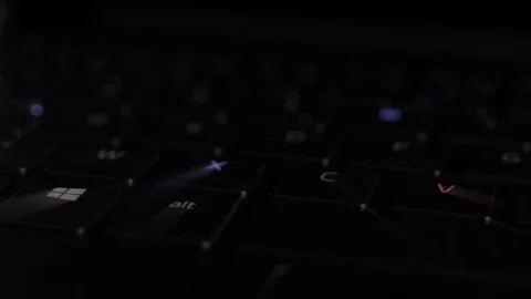 Iridescent rays beams of light next to Microsoft Windows Start button Vídeo Stock 122653129