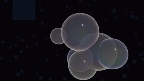 Iridescent Soap Bubble 4K Stockbeeldmateriaal 338383462
