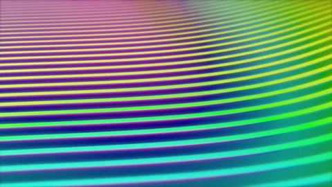 Iridescent stripes wave gradient background loop Stock Footage 141287706