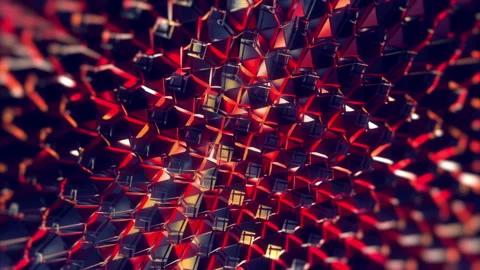 Iridescent Techno Background Stock Footage 89306974