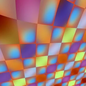 Iridescent Tiles Stock Illustration