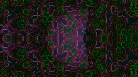 Iridescent Topographic Flow and Environmental Land Survey Grid Видео 339404812
