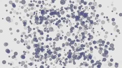 Iris Bokeh Explosion. Burst of Blue Bokeh. Iris Particle Blast. Alpha Channel Stock Footage 289213336