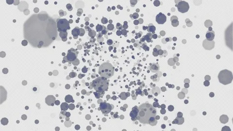 Iris Bokeh Explosion. Burst of Blue Bokeh. Alpha Channel Stock Footage 293948579