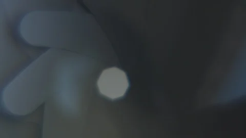 Iris of cinema lens Stock Footage 129181276