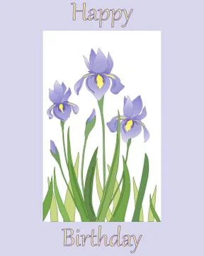 Iris design Stock Illustration