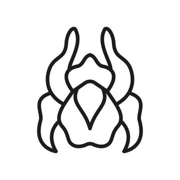 Iris flower icon, a beautifully designed vector graphic featuring intricate.. Stock Illustration