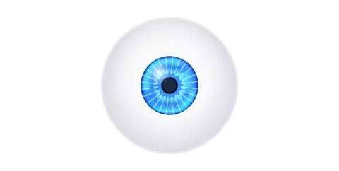 Iris medical poster Stock Illustration