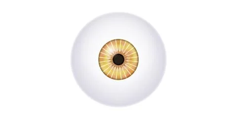 Iris medical poster Stock Illustration
