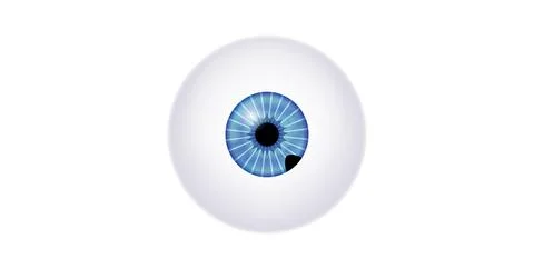Iris melanoma anatomy Stock Illustration