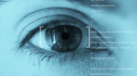 Iris recognition biometric identity tool Vidéo 64670430
