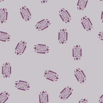 Iris scan biometric glyph vector seamless pattern Illustrazione stock