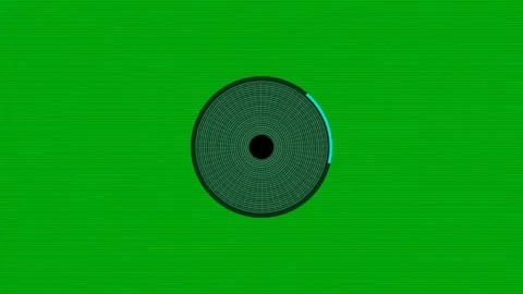 Iris Scan Biometric Ring Animated Cybersecurity Technology Motion Graphic Stock Footage 341792121