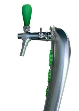 Irish beer tap Stock Illustration