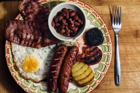 Irish Breakfast 库存照片