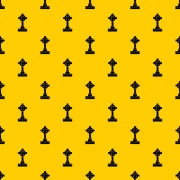 Irish celtic cross pattern vector イラスト素材