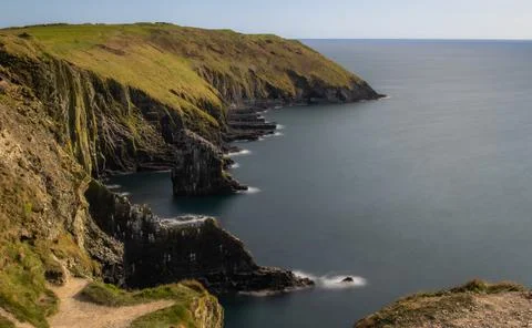 Irish Cliffs. Foto stock