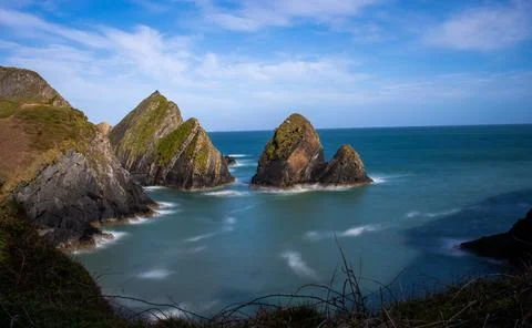 Irish Cliffs. Foto stock