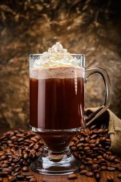 Irish coffee Foto stock