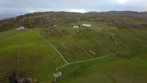 Irish cottages Stock Footage 111658568