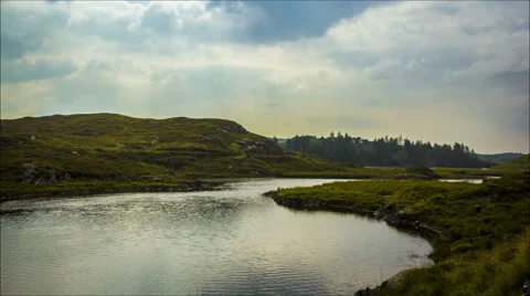 Irish Countryside Timelapse Video stock 43424998