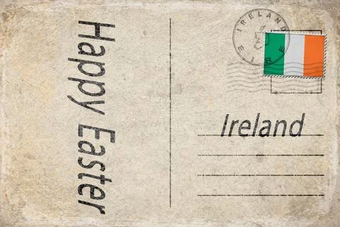 Irish Easter Holiday Celebration Background Stock Illustration
