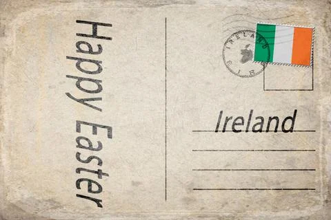 Irish Easter Holiday Celebration Background Stock Illustration
