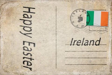 Irish Easter Holiday Celebration Background Stock Illustration