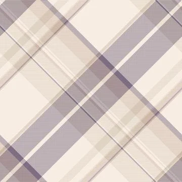 Irish fabric pattern vector, 20s check textile plaid. Layer seamless tartan.. 库存插图