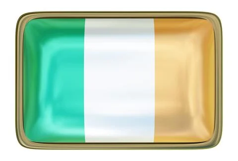 Irish Flag Badge Иллюстрация