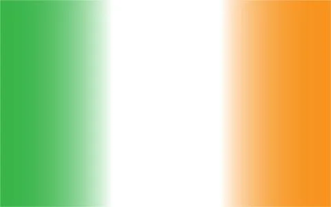 Irish flag colors background vector Stock Illustration
