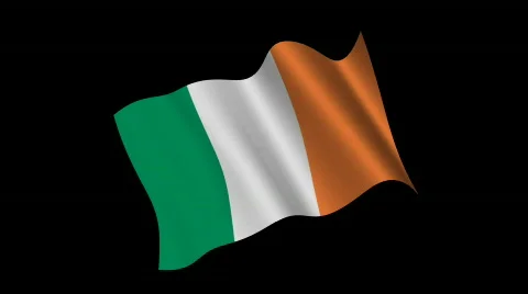 Irish flag 스톡 동영상 152709