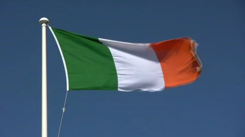 Irish flag Vídeo Stock 365817
