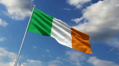 Irish flag Video stock 11498611