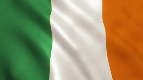 Irish Flag Stock Illustration