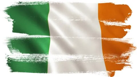 Irish Flag Stock Illustration